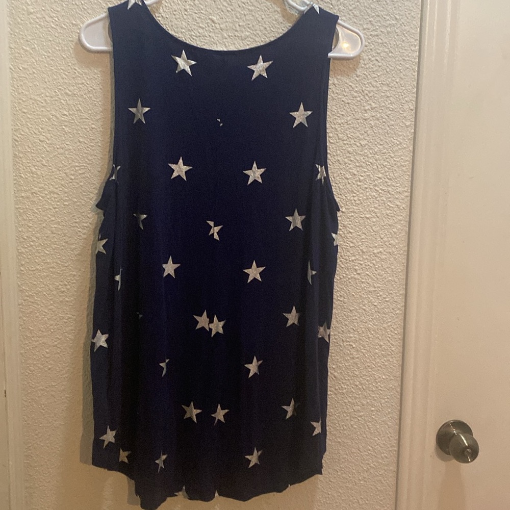 Old Navy Star print  Sleeveless Top XL - Picture 4 of 4